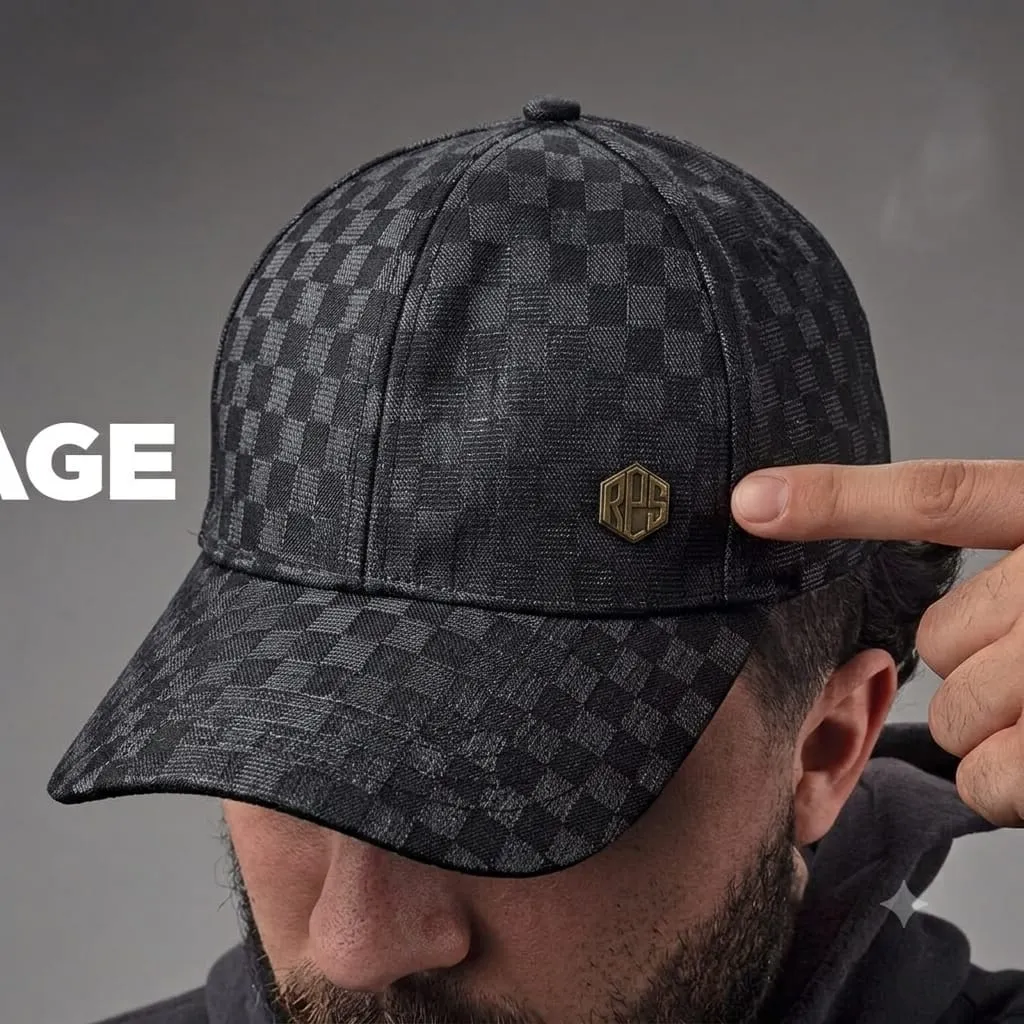 Shadow Check Cap